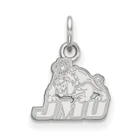 14k White Gold James Madison U XS (Tiny) Charm or Pendant