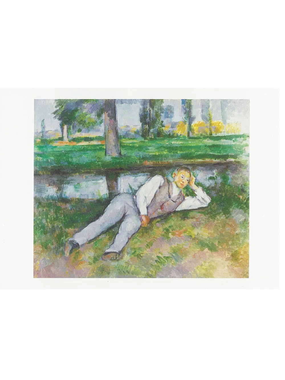 AHC Postcard Cezanne: Boy Resting