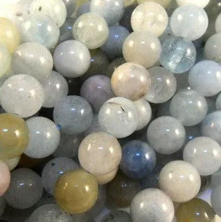 Aquamarine Multi-Color Round 4mm