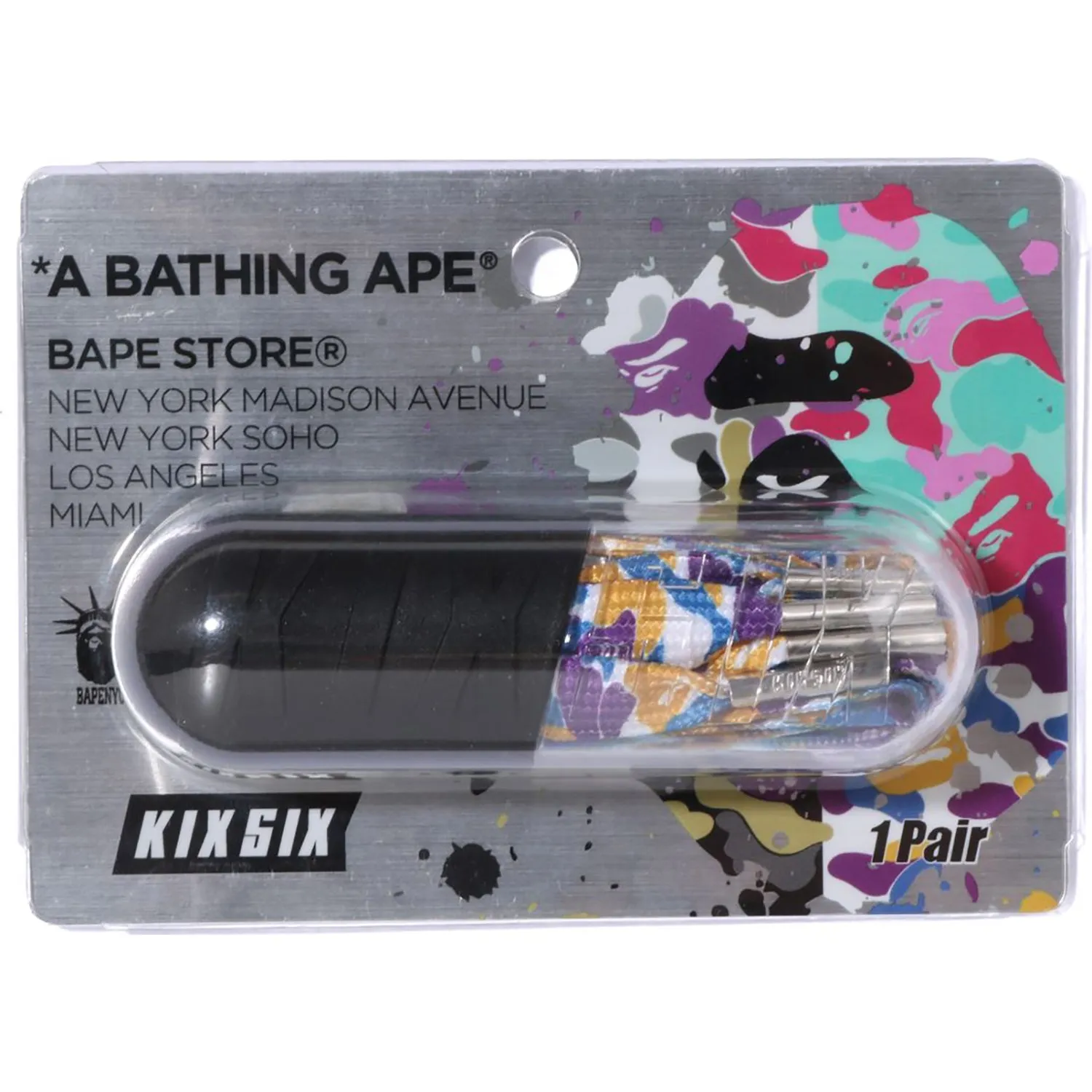 BAPE X KIXSIX BAPE US LIMITED COLLECTION SHOE LACE