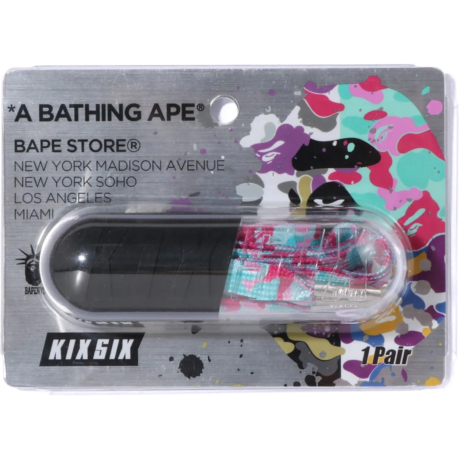 BAPE X KIXSIX BAPE US LIMITED COLLECTION SHOE LACE