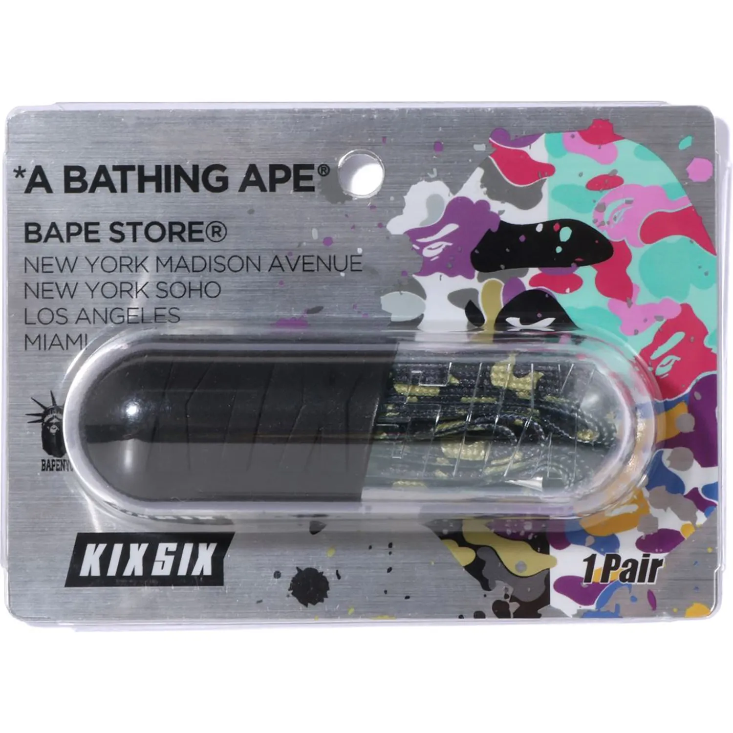 BAPE X KIXSIX BAPE US LIMITED COLLECTION SHOE LACE