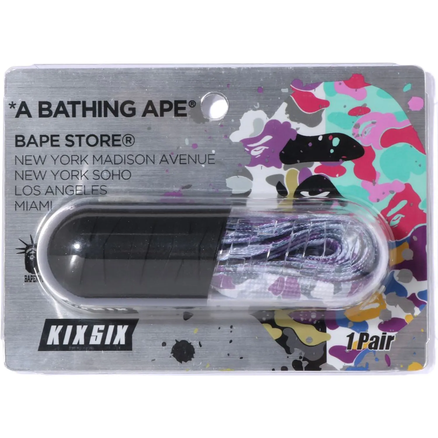 BAPE X KIXSIX BAPE US LIMITED COLLECTION SHOE LACE