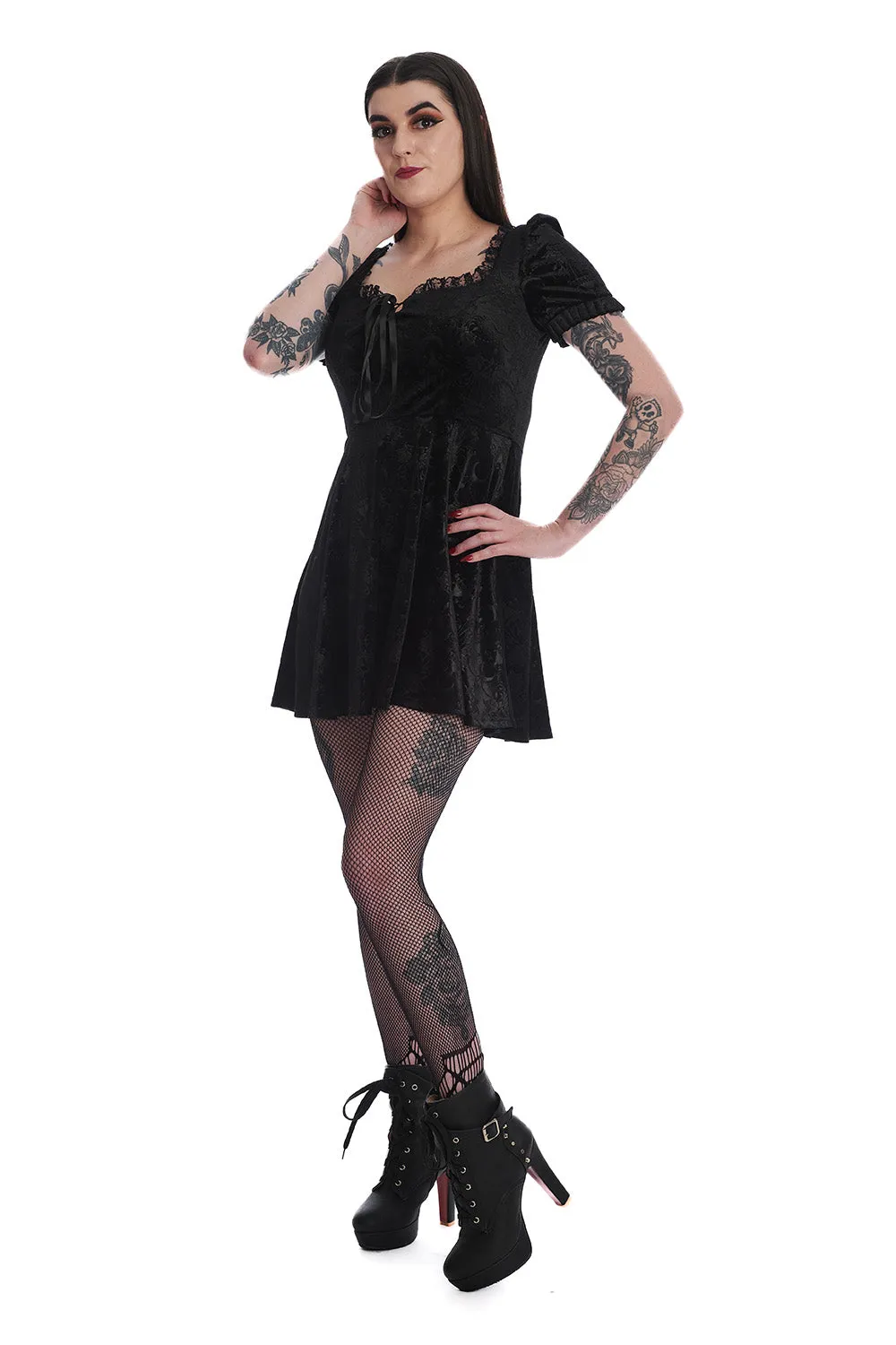 CHANDELIER BABYDOLL DRESS