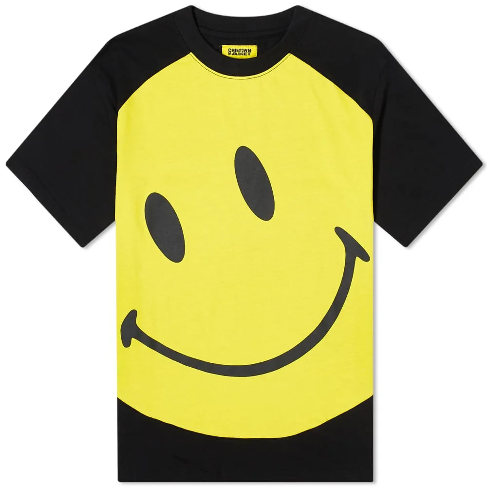 Chinatown Market Big Smiley T-ShirtBlack