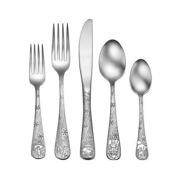 Christmas Season Stainless Flatware 20 Piece Set Made in USA