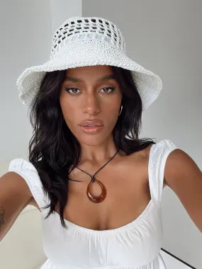 Cono Bucket Hat White