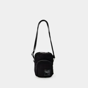 Crossbody Bag - Maison Kitsune - Nylon - Black