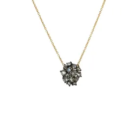 Diamond Cluster Pendant Necklace