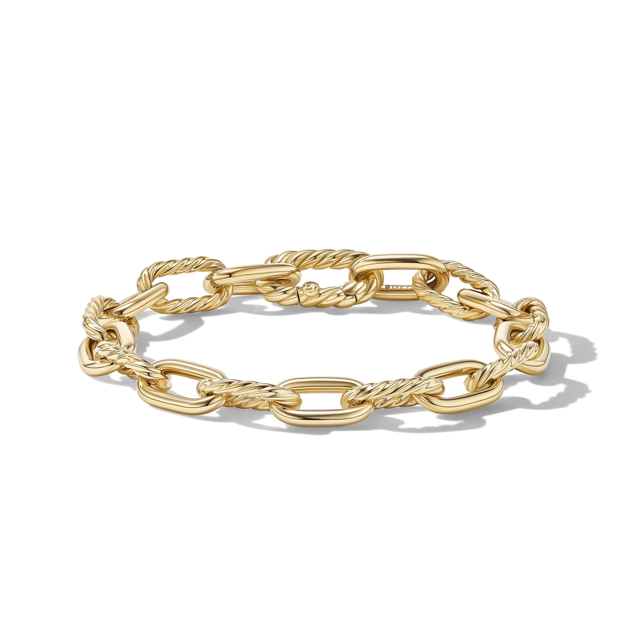 DY Madison Chain Bracelet in 18K Yellow Gold, 8.MM