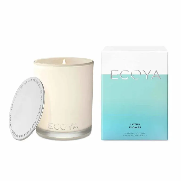 Ecoya Candle Madison Jar Lotus Flower 400g