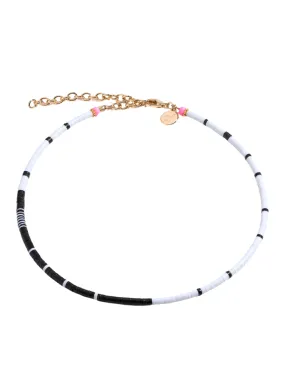 Elsie Frieda Louise Choker in Kiara Black White