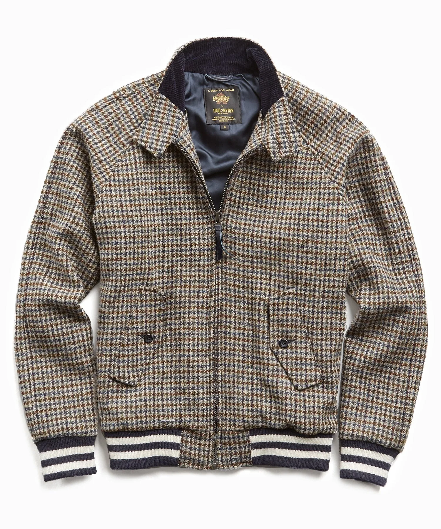 Exclusive Golden Bear + Todd Snyder Harris Tweed Bomber