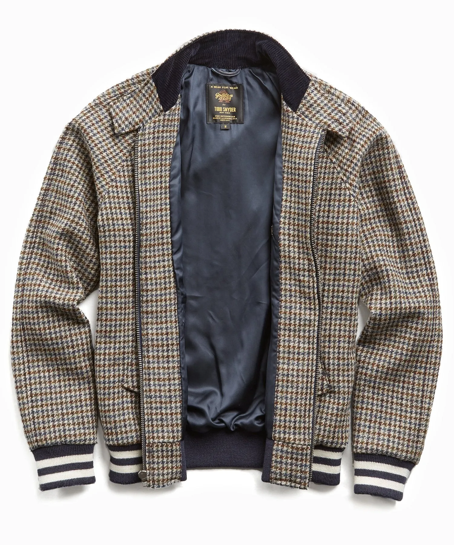 Exclusive Golden Bear + Todd Snyder Harris Tweed Bomber