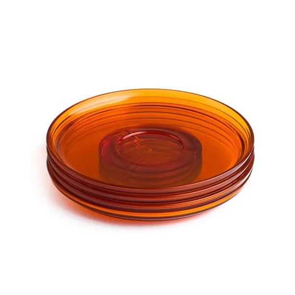 Huskee Renew Saucers - Amber