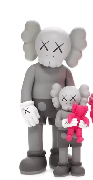 KAWS Family Vinyl Figures Grey