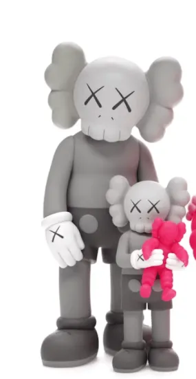 KAWS Family Vinyl Figures Grey