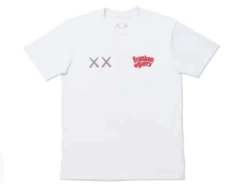 KAWS x Monsters Franken Berry T-shirt White