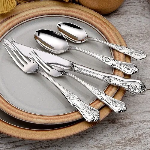 Kensington - 20 Piece Stainless Flatware Set Made in USA