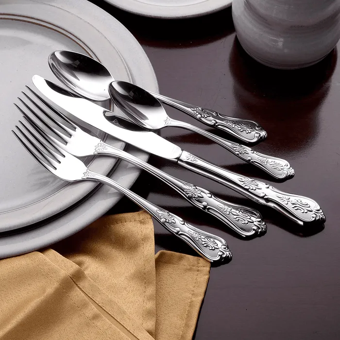 Kensington - 65 Piece Stainless Flatware Set Made in USA