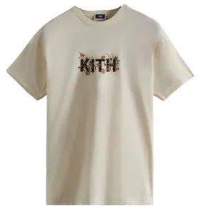 Kith Jacobean Logo Vintage Tee Sandrift