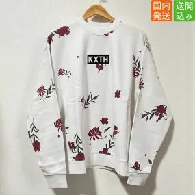 KITH NYC  |Crew Neck Flower Patterns Unisex Street Style Long Sleeves