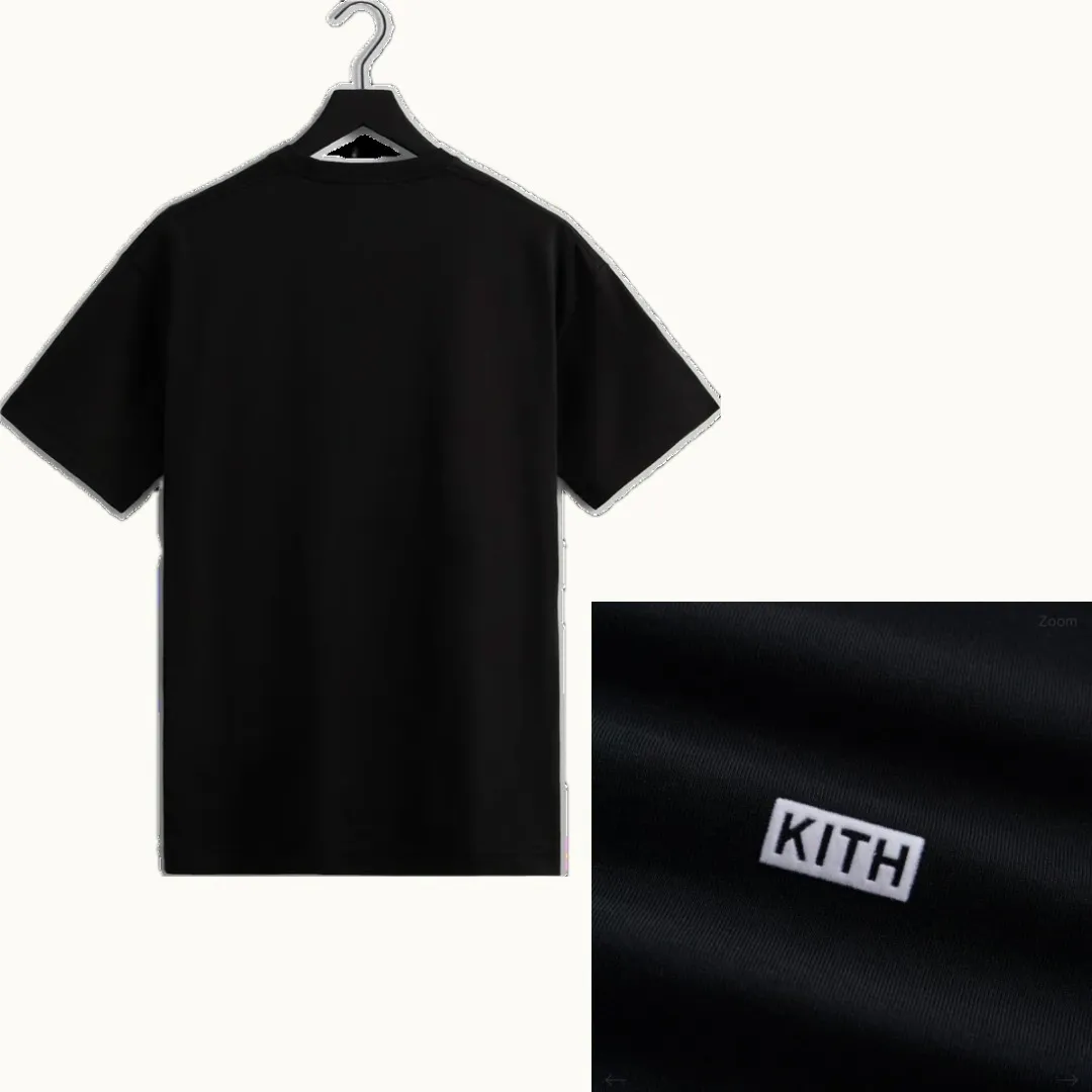 KITH NYC  |Crew Neck Street Style Plain Cotton Short Sleeves Logo