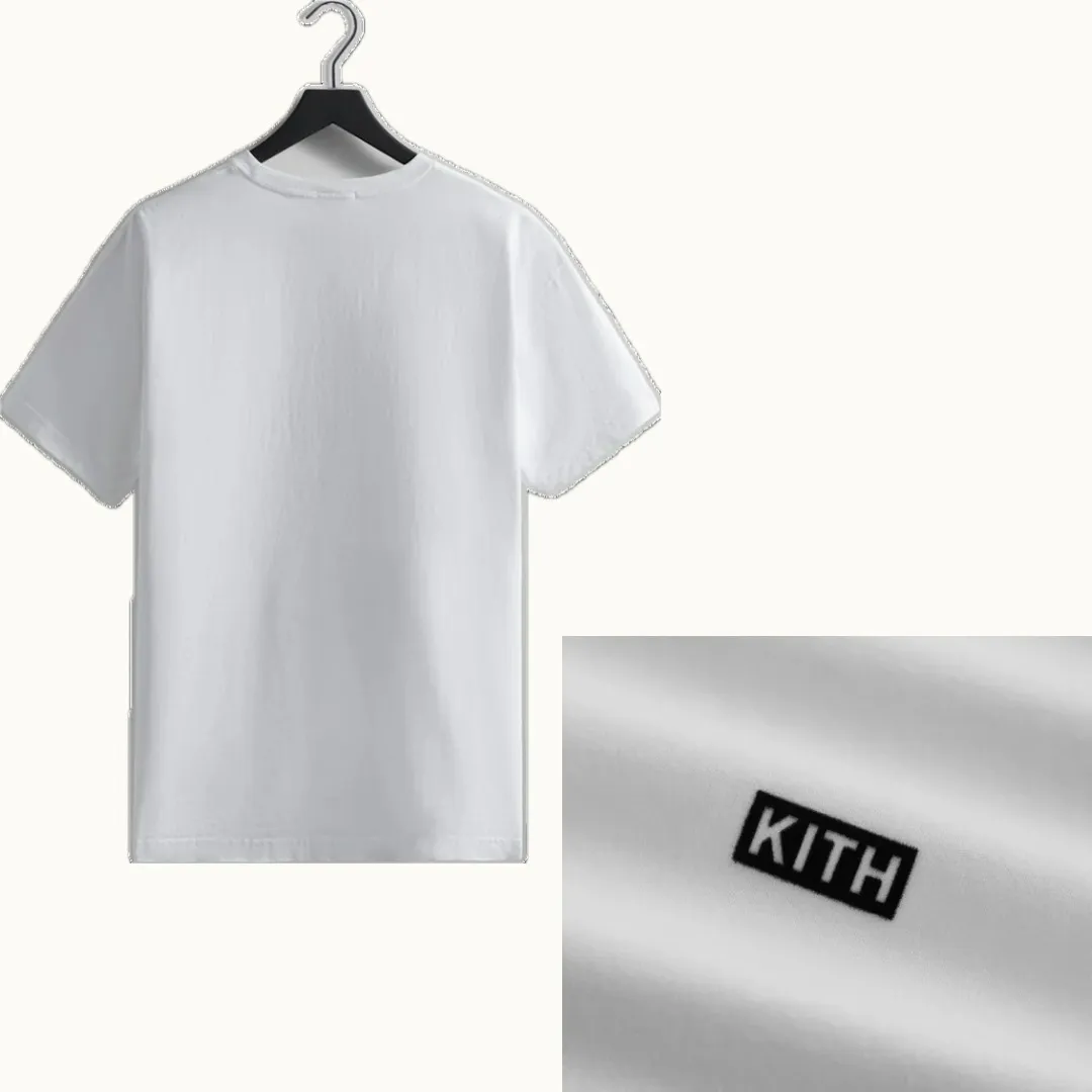 KITH NYC  |Crew Neck Street Style Plain Cotton Short Sleeves Logo