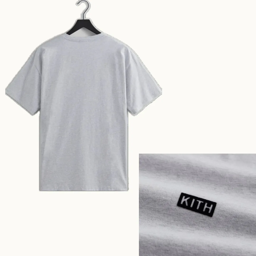 KITH NYC  |Crew Neck Street Style Plain Cotton Short Sleeves Logo