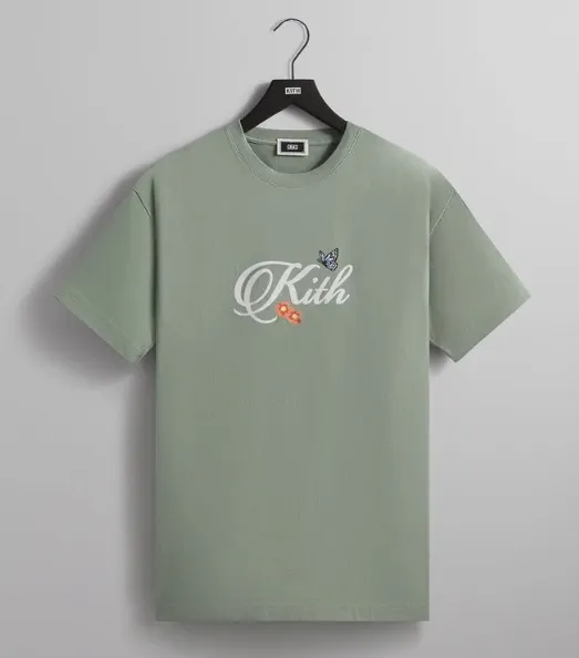 KITH NYC  |Crew Neck Unisex Street Style Cotton Short Sleeves Logo