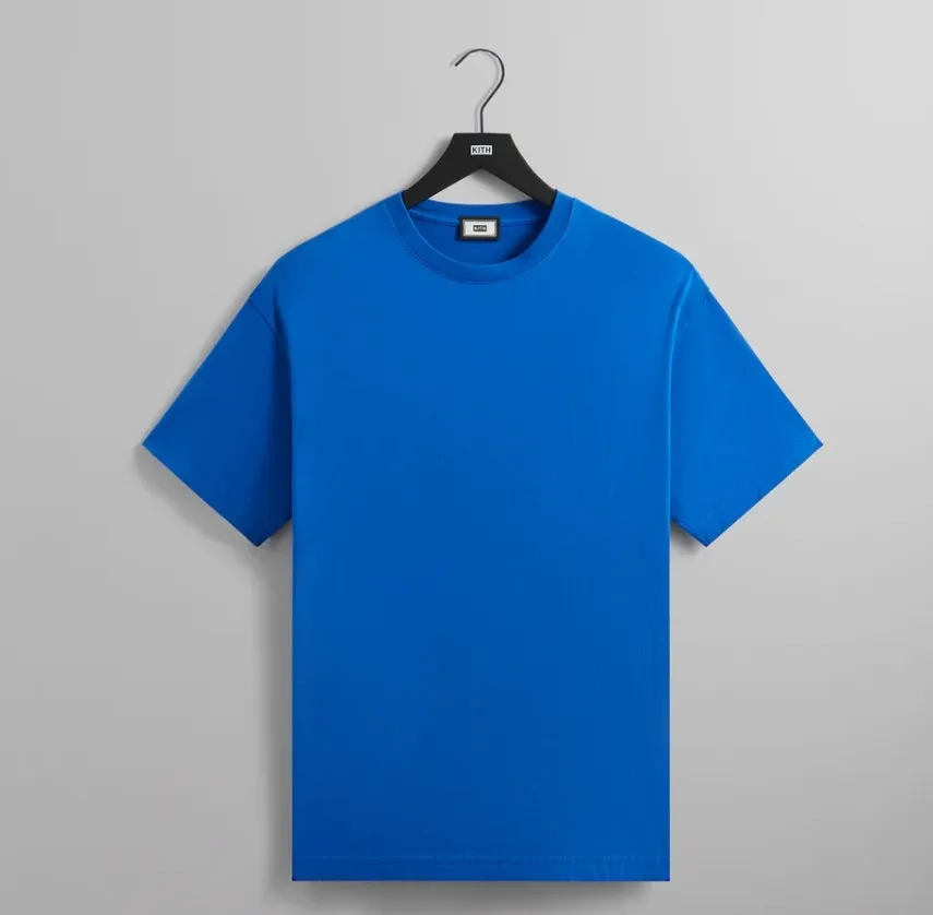 KITH NYC  |Crew Neck Unisex Street Style Plain Cotton Short Sleeves