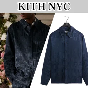 KITH NYC  |Gingham Other Plaid Patterns Unisex Blended Fabrics