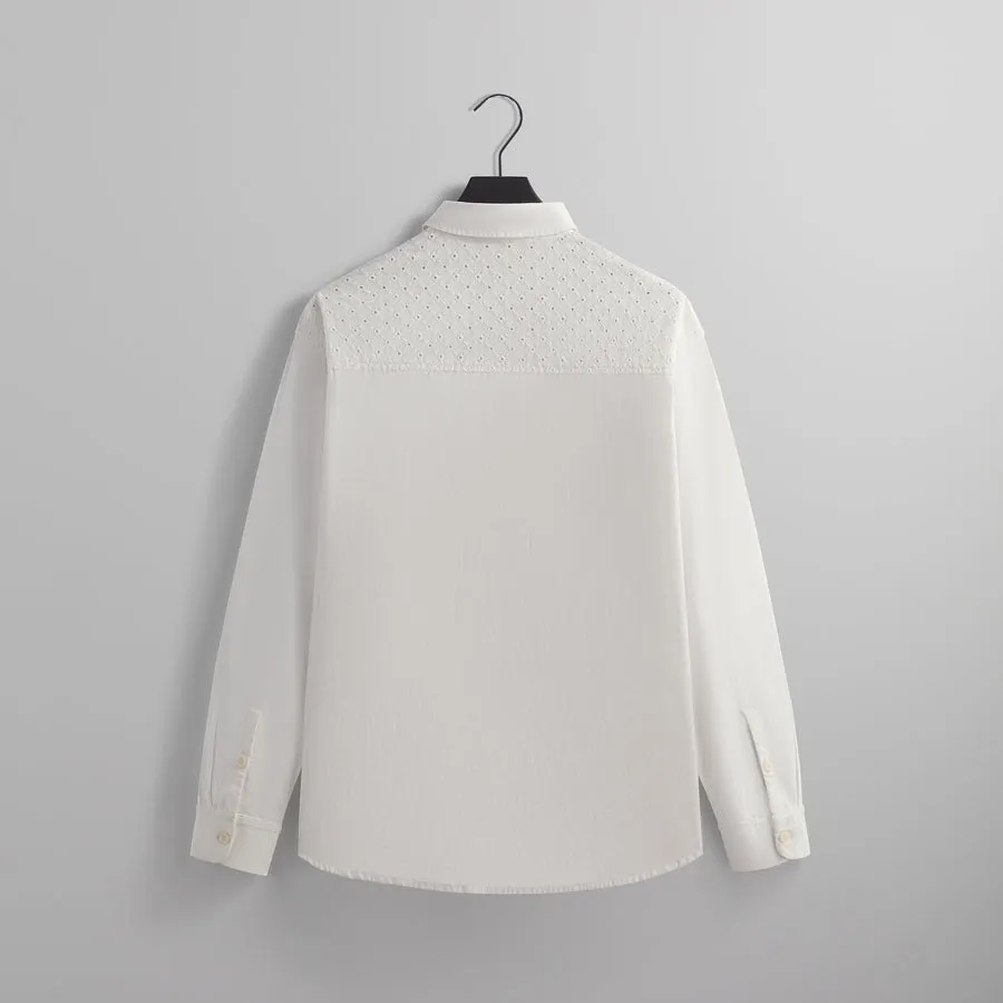 KITH NYC  |Street Style Long Sleeves Plain Logo Shirts