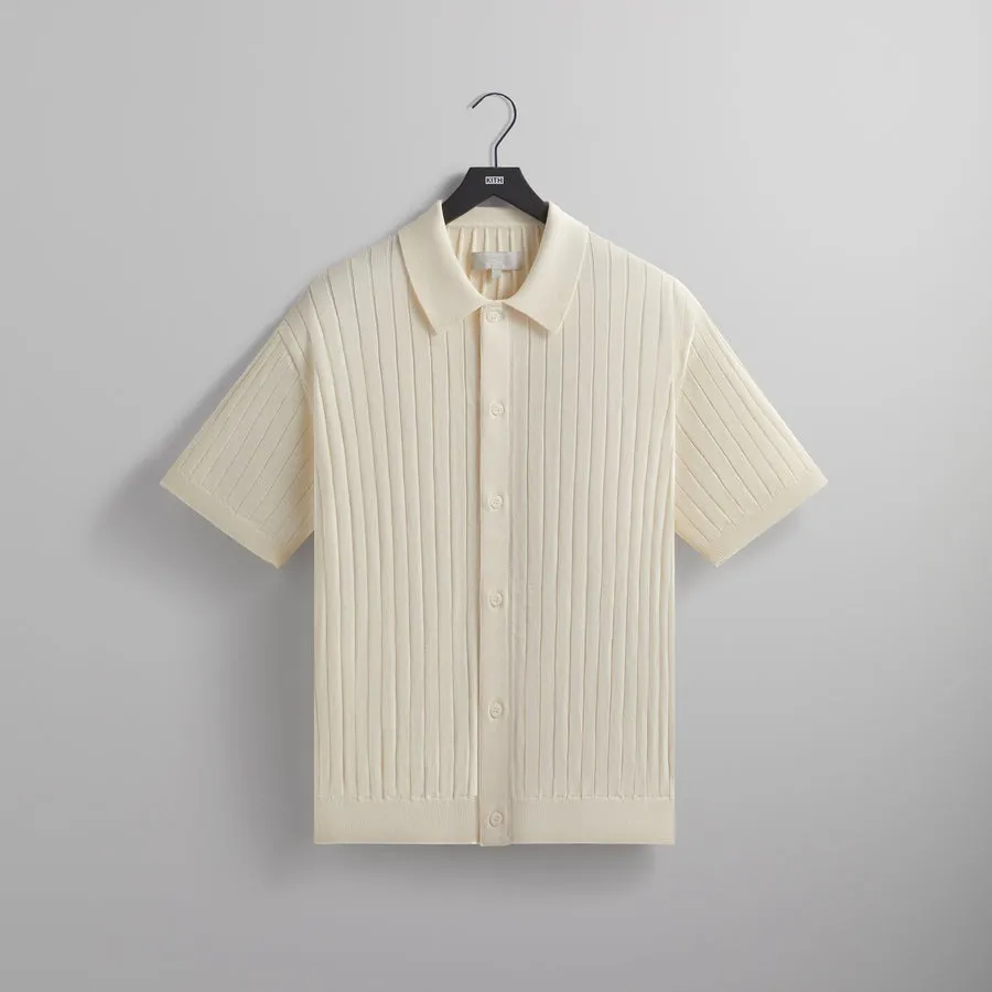 KITH NYC  |Stripes Street Style Plain Cotton Short Sleeves Logo Shirts