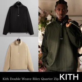 KITH NYC  |Stripes Unisex Street Style Long Sleeves Logo Sweatshirts