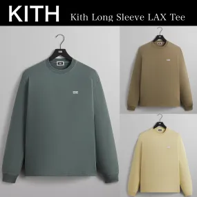 KITH NYC  |Unisex Street Style Long Sleeves Plain Cotton Logo