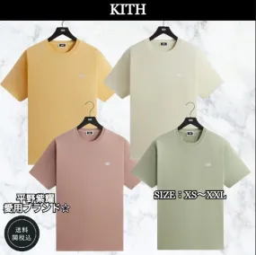 KITH NYC  |Unisex Street Style Plain Cotton Short Sleeves Logo T-Shirts