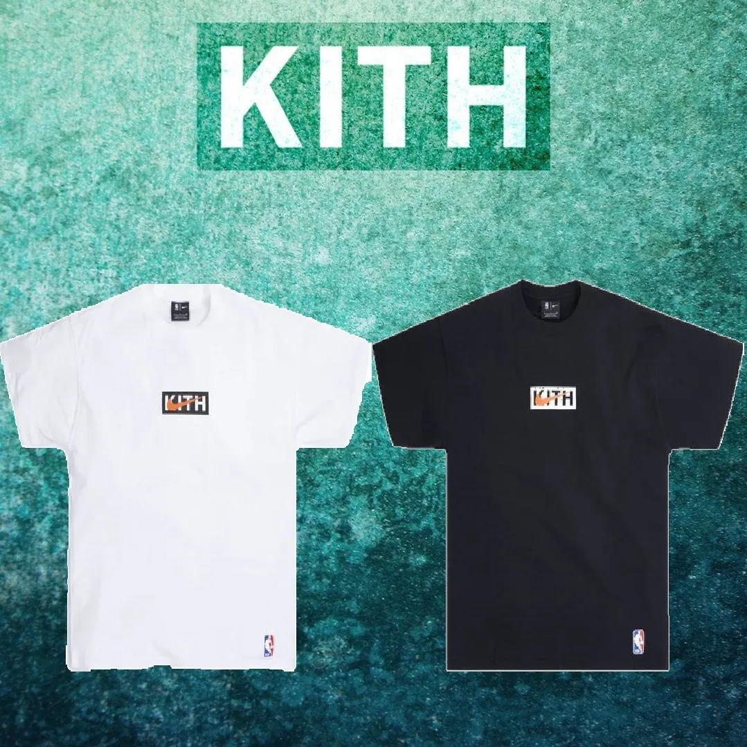 KITH NYC  |Unisex Street Style U-Neck Collaboration Plain Cotton