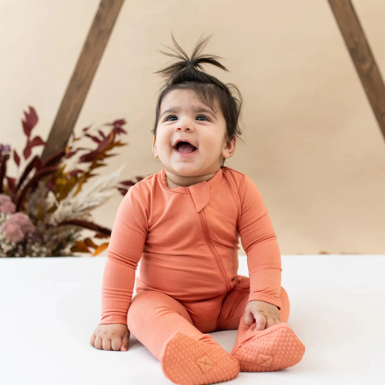 Kyte Baby - Zippered Footie in Sienna