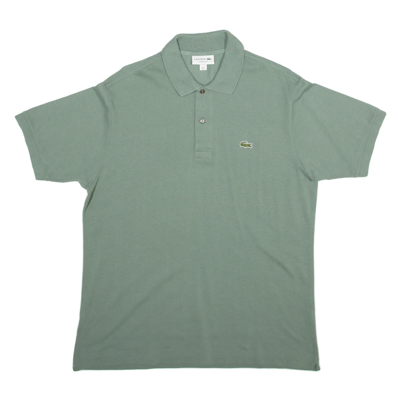 LACOSTE Classic Fit Mens Polo Shirt Green L