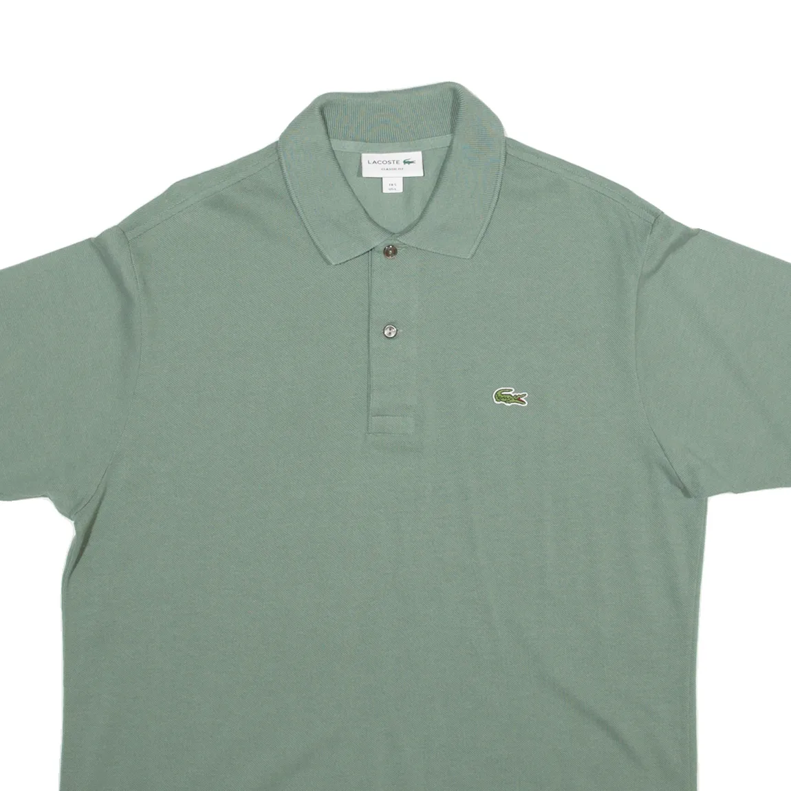 LACOSTE Classic Fit Mens Polo Shirt Green L