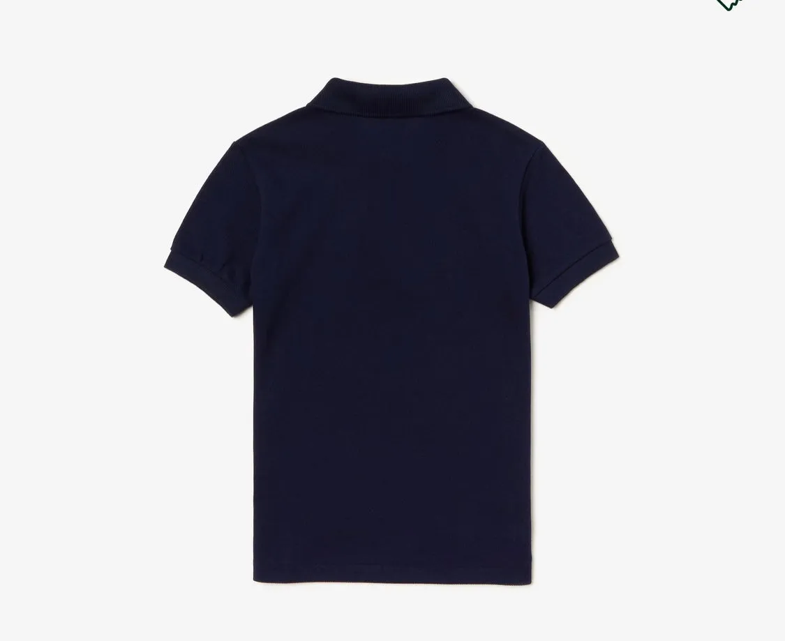 Lacoste Classic Pique Polo Shirt w/ Collar Trim