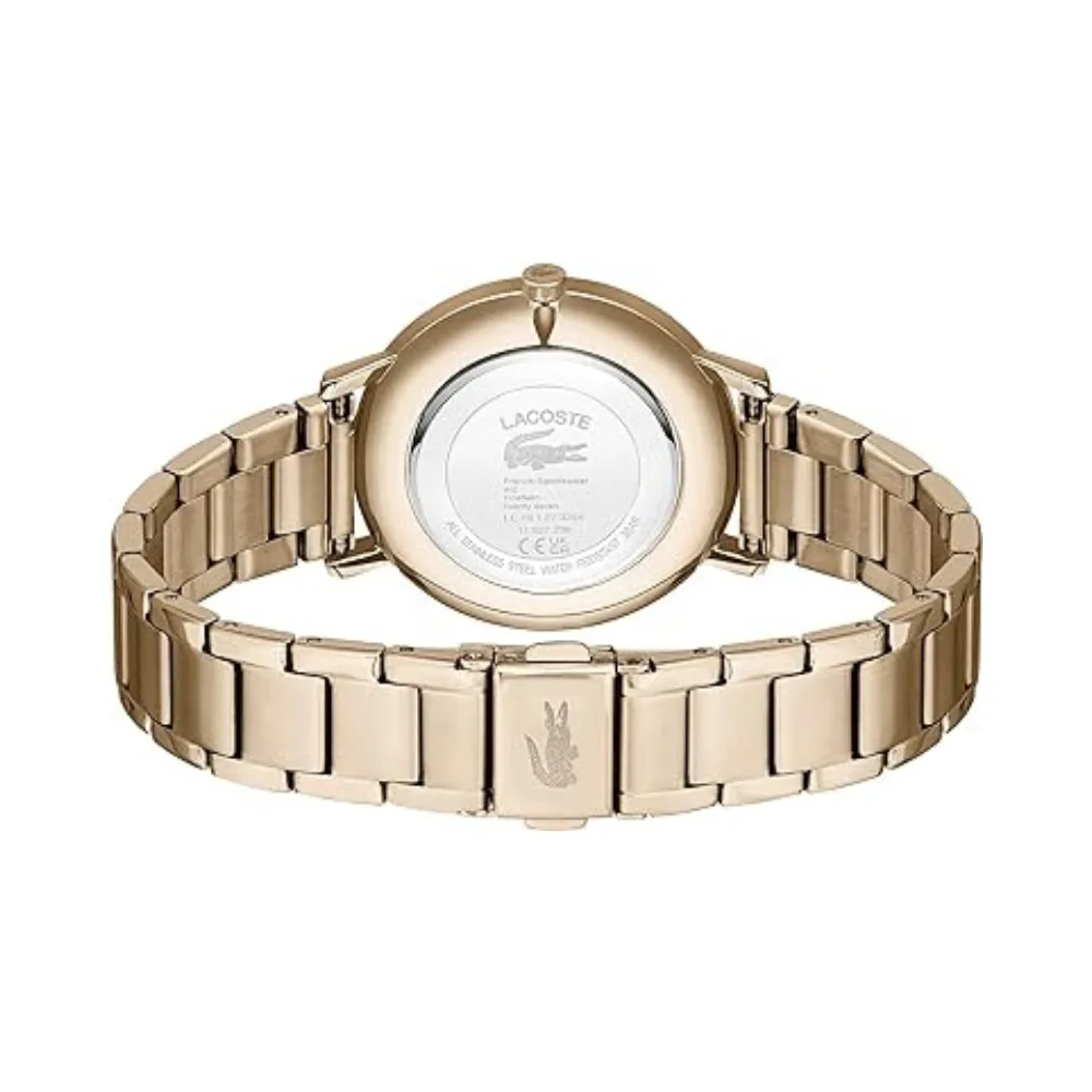 Lacoste Croco Carnation Gold Steel