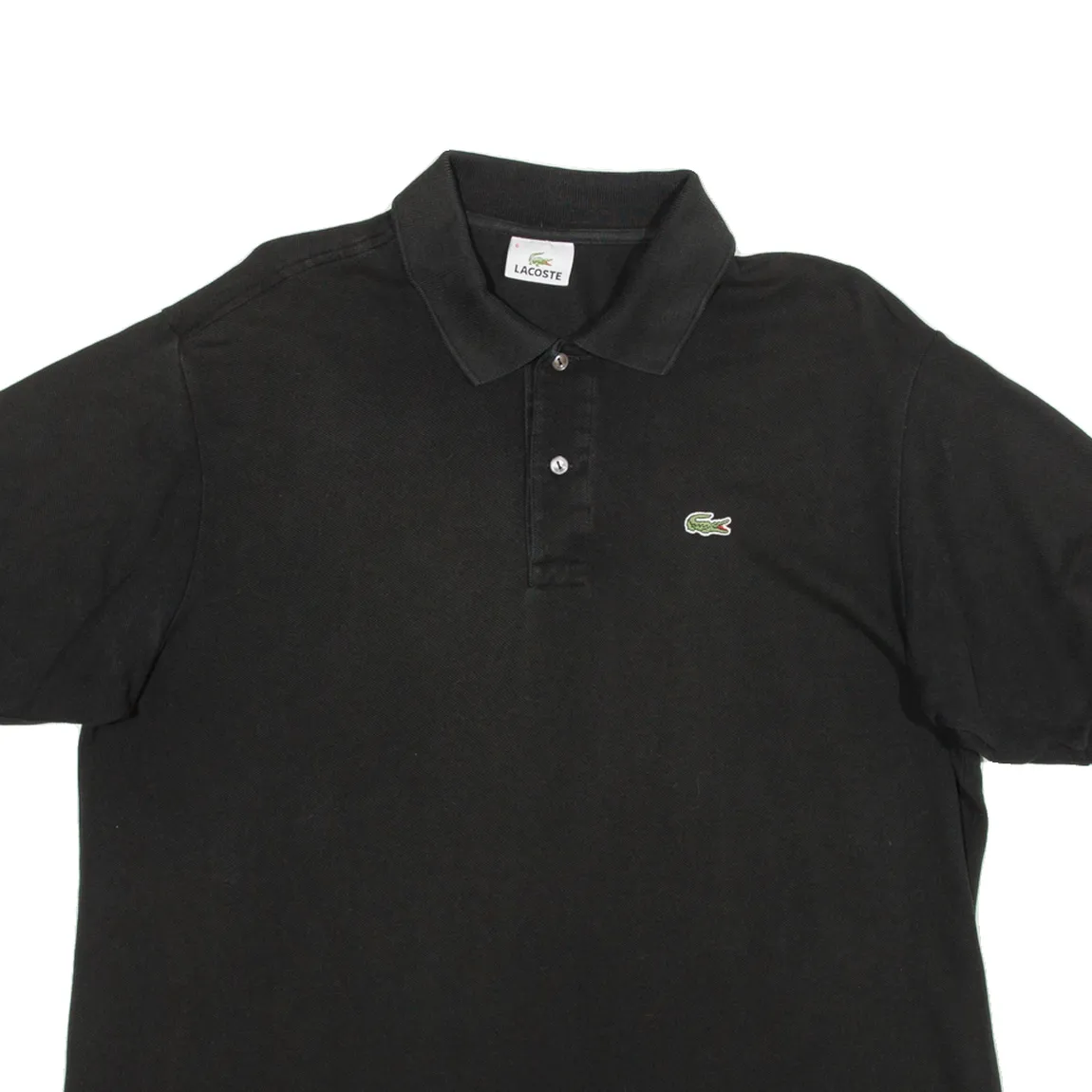 LACOSTE Mens Polo Shirt Black XL