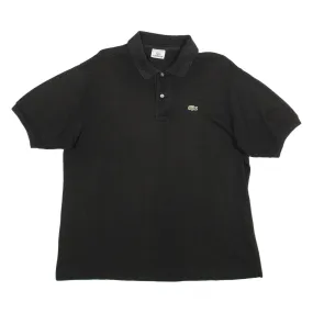 LACOSTE Mens Polo Shirt Black XL