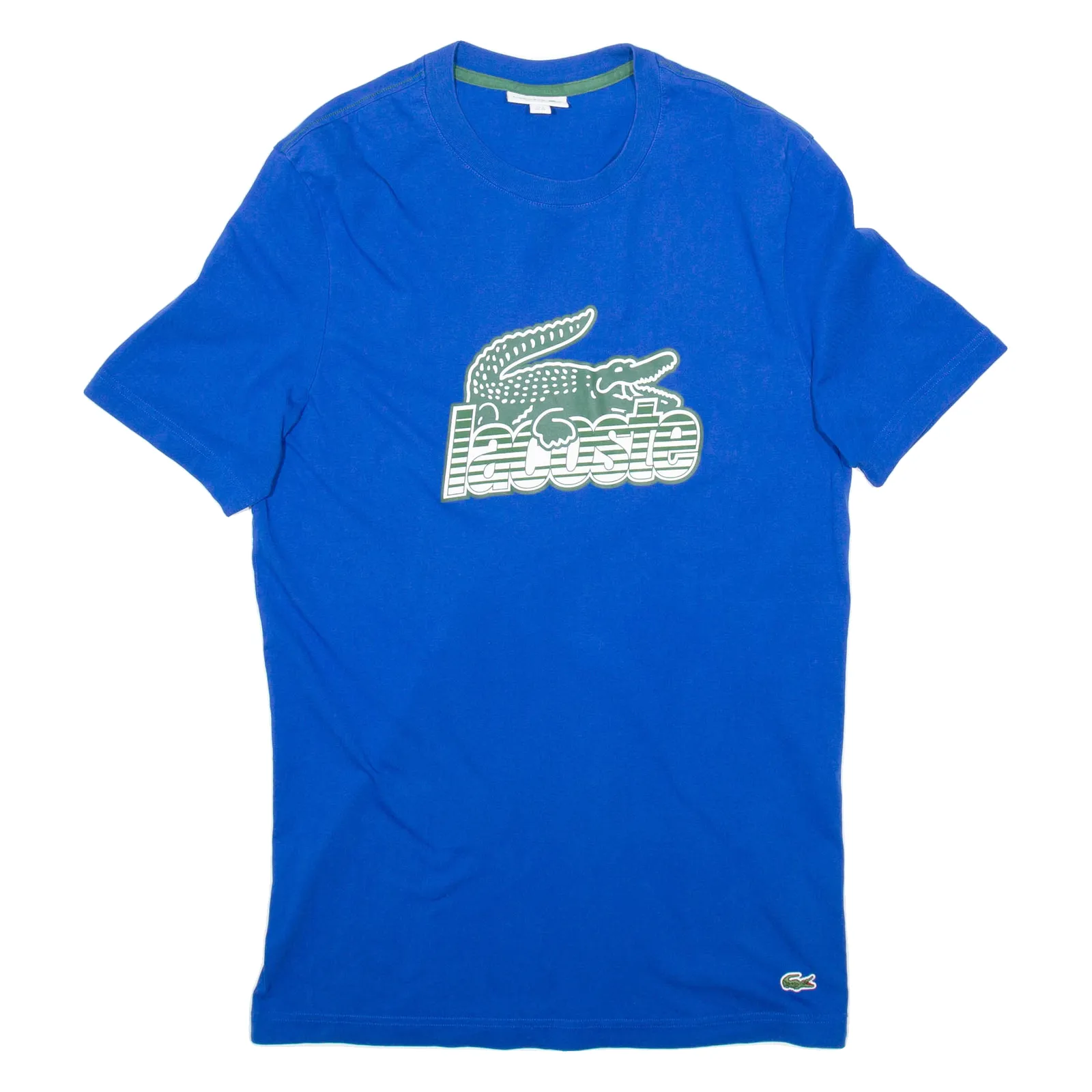 LACOSTE Mens T-Shirt Blue XL