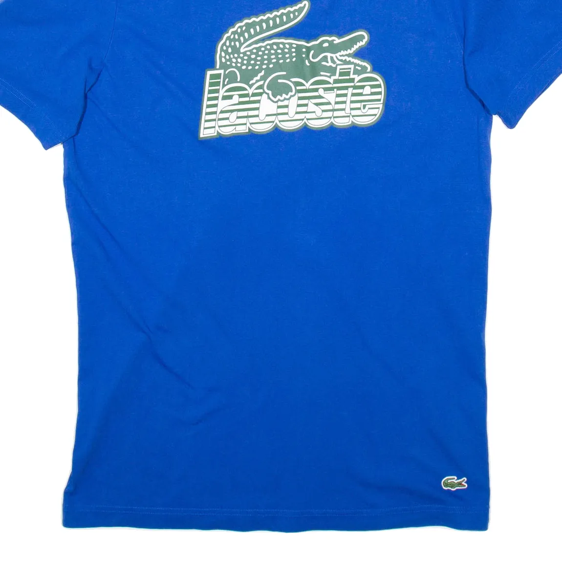 LACOSTE Mens T-Shirt Blue XL