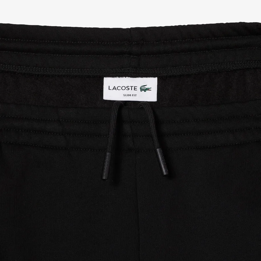 Lacoste Pantalon jogging noir en molleton