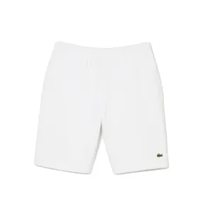 Lacoste Short léger blanc en molleton