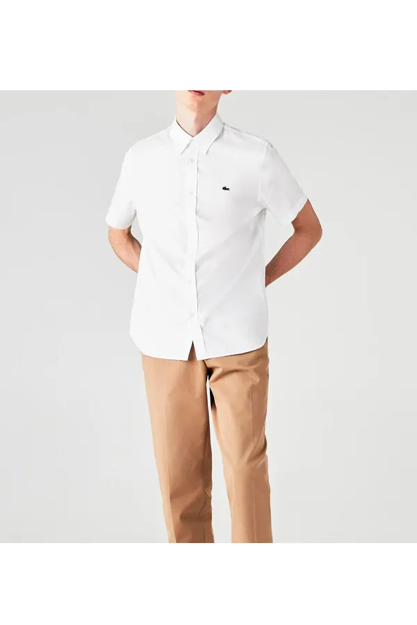 Lacoste S/S Regular Shirt White